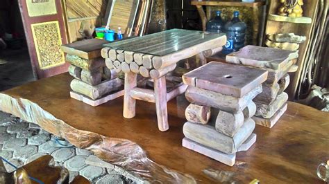 Menentukan kekuatan kontruksi rumah kayu. 50 Model Meja Kursi dari Limbah Kayu Jati Terbaru 2017 ...