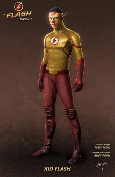The Flash Original Concept Art Revealed For Kid Flash