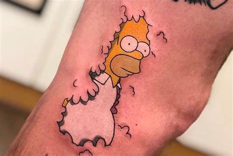Simpson Art Homer Simpson Drawing Simpsons Tattoo Simpsons Drawings