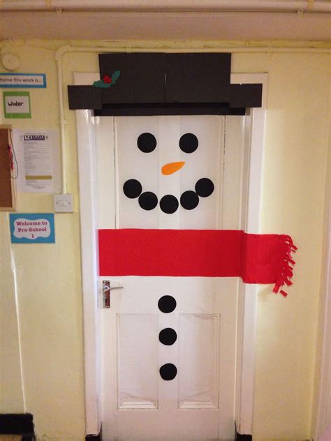 Snowman Classroom Door All Things Christmas Holiday Decor Christmas