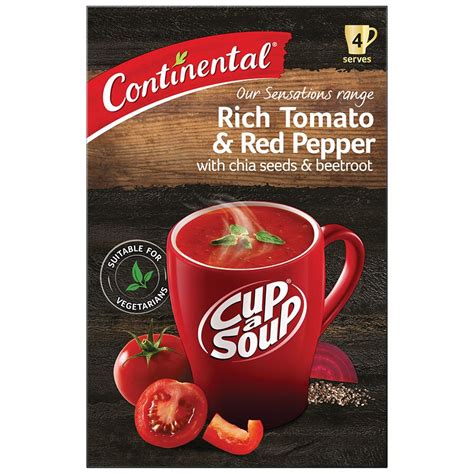 Buy Continental Cup A Soup Instant Soup Rich Tomato Red Pepper And Chia