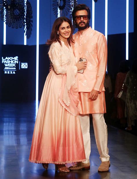 Lakme Fashion Week Are Genelia Riteish Bollywoods Cutest Couple Get Ahead