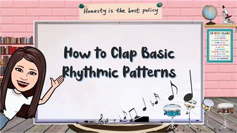 How To Clap Basic Rhythmic Patterns Youtube