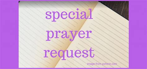 Special Prayer Request Walk By Faith Ministry
