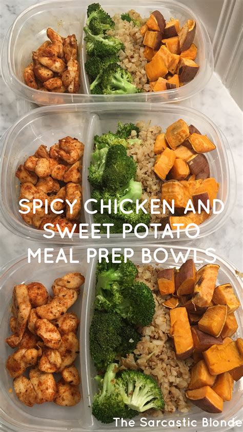 Easy Recipe Perfect Chicken Sweet Potato Meal Prep The Healthy Cake Recipes