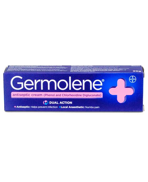 Germolene Antiseptic Cream Tube 30g First Aid Fast