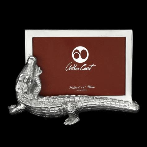 Arthur Court Designs Alligator Picture Frame 4 X 6 Inches Frame