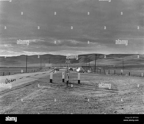 Scene Of James Dean Crash Scene Of James Deans Car Crash 1955 Stock