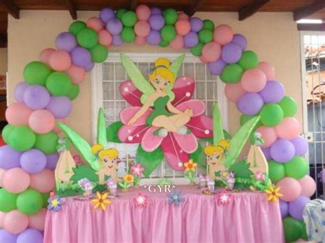 Para Cumpleaños Tinkerbell Party Tinkerbell Party Theme Fairy Theme