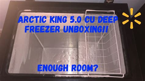 Arctic King Cu Chest Freezer Walmart Unboxing Youtube