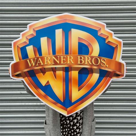 Warner Bros Light Up Movie Lightbox Led Wall Sign Home Cinema Film Room