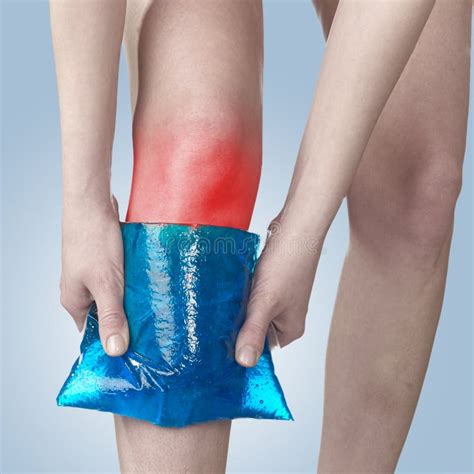 Acute Pain In A Woman Knee Stock Image Image Of Inflammation Body