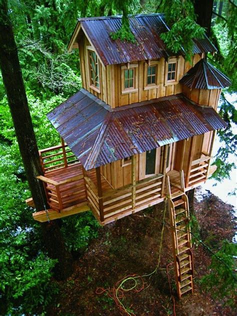 The Mystery Treehouse Tree House Masters Treehouse Living Treehouse