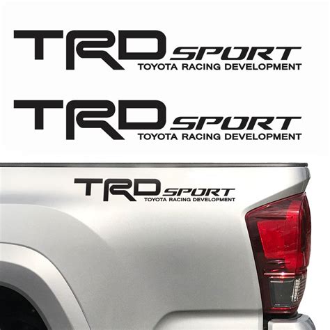Trd Sport Decals Trd Tundra Truck Toyota Racing Development