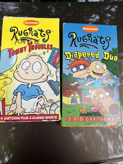 Rugrats Diapered Duo Vhs Tommy Troubles Vhs Lot The Best Porn Website