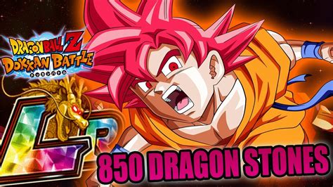 850 Dragon Stones For New Lr Godku Dokkan Battle Summons Youtube