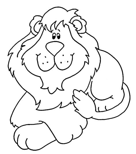 Lion Coloring Pages Preschool And Kindergarten