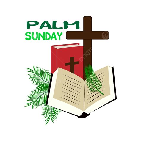 Palm Sunday Religious Clipart Png Images Palm Sunday Vector Banner
