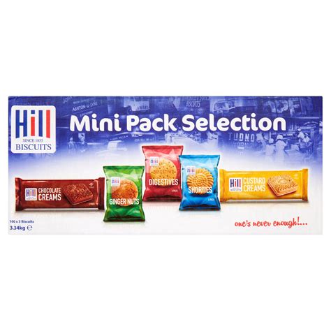 Hill Biscuits Mini Pack Selection 334kg Multipack Biscuits Iceland