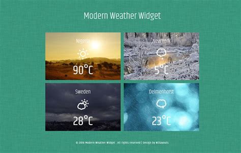 Check spelling or type a new query. Modern Weather Widget Flat Responsive Widget Template