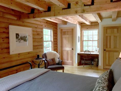 Charcoal grills and picnic tables outside. Luxury Log Cabin in Beautiful Weston, VT - Weston in 2020 ...
