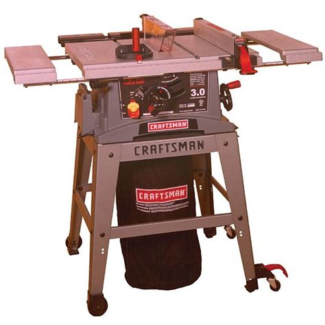 Craftsman 24883 10 In Table Saw With Dust Collection System And