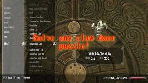 What is bleak falls in skyrim? Skyrim golden claw door puzzle, Solve any claw door puzzle ...