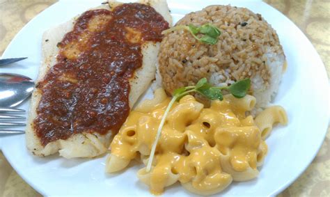Ideally, you cook macaroni and other pastas in boiling water on the stovetop. Chilli bake fish with tasty rice and macoroni cheese. | Food, Baked fish, Macaroni cheese