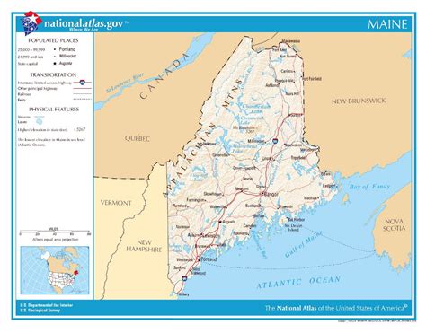 Large Detailed Map Of Maine State Maine State Usa Maps Of The Usa