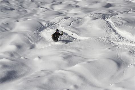 Deep Snow Skiing Editorial Image Image Of Offpiste Austrian 51511050