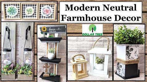 Must Try High End Farmhouse Neutral Budget Diys Dollar Tree Diys Modern Farmhouse Decor