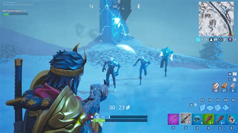 Fortnite Ice Storm Challenges How To Destroy Ice Shards In Different
