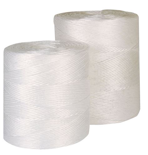 White Weather Resistant Polypropylene Twine String 1 Roll Of 1575m