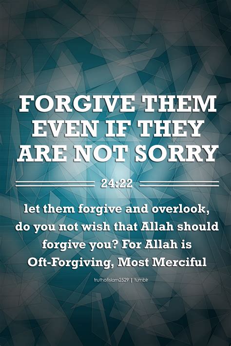 Forgiveness In The Quran And Sunnah Islamru