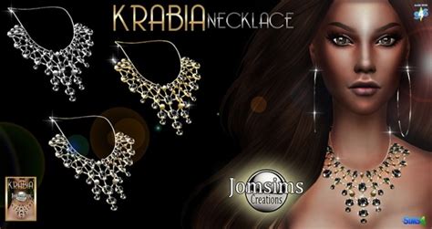 Krabia Necklace At Jomsims Creations Sims 4 Updates