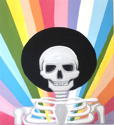 Rainbow Skull Print Rainbow Art Skull Art Rainbow Burst Etsy Uk
