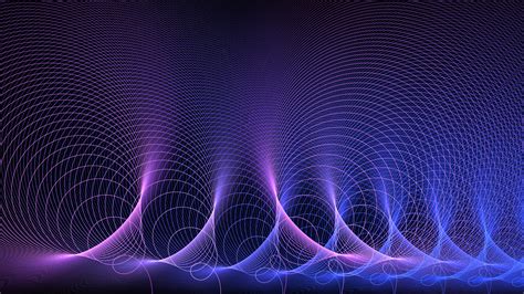 Acoustic Waves Abstract Purple Artistic Hd Abstract 4k