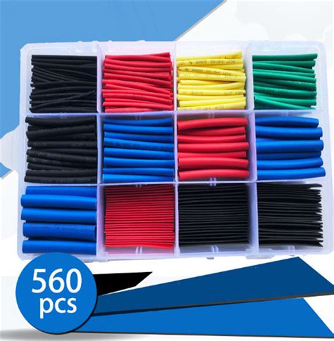 560pcs Heat Shrink Tubing 21 Electrical Wire Cable Insulation Heat