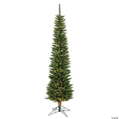 Vickerman 75 Durham Pole Pine Artificial Christmas Tree Warm White