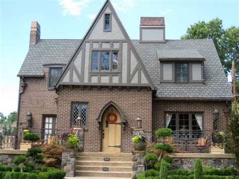 Tudor architecture became a design style hundreds of years ago and was revitalized in the us in recent times. Tudor home. Like the stucco paint color. | Tudor house ...