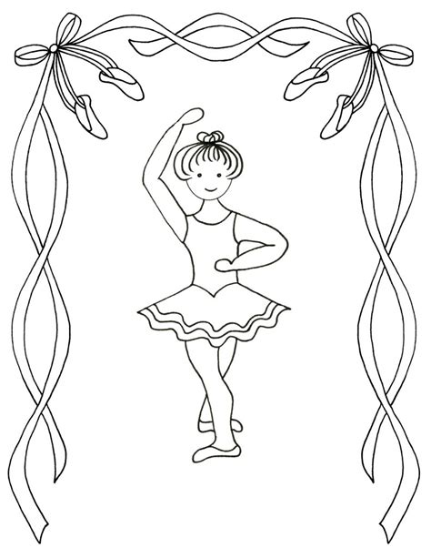 Ballerina Printable Coloring Pages