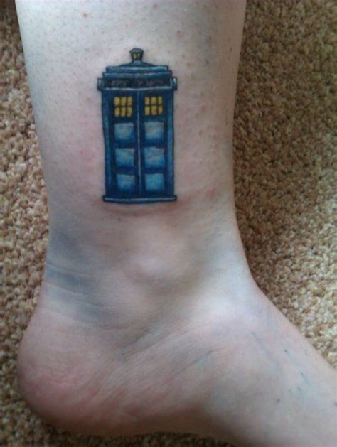 Tardis Tattoo Colour Doctor Who Tattoos Tardis Tattoo Tattoos