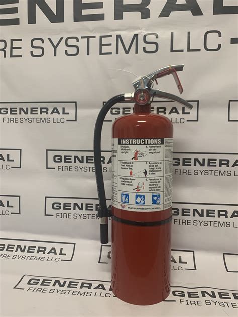 New 5 Lbs Abc Fire Extinguisher General Fire Systems Llc
