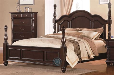 Townsford Queen Poster Bed From Homelegance 43830 Coleman Furniture