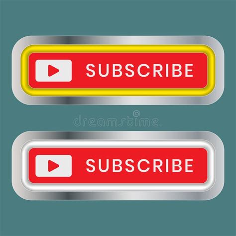 Subscribe Button Icon Stock Vector Stock Vector Illustration Of