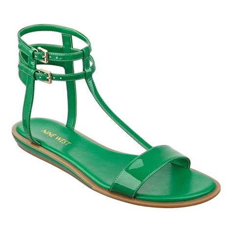 Green Gladiator Sandals