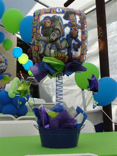 Toy Story Cntrpc | Toy story party decorations, Toy story birthday party, Toy story centerpieces