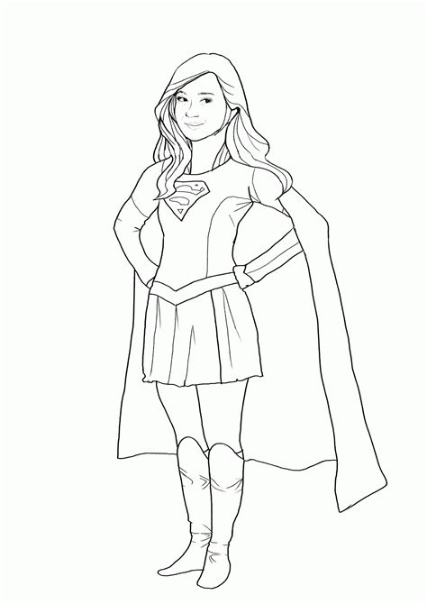 From 1930, children reading comic books… Supergirl Coloring Pages - Best Coloring Pages For Kids