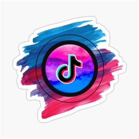 Tiktok Logo Pink And Purple