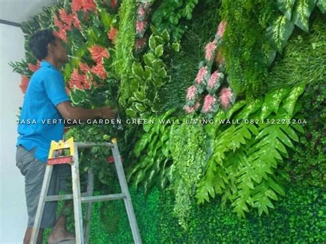 22 Contoh Artificial Plant Atau Vertical Garden Sintetis Jasa